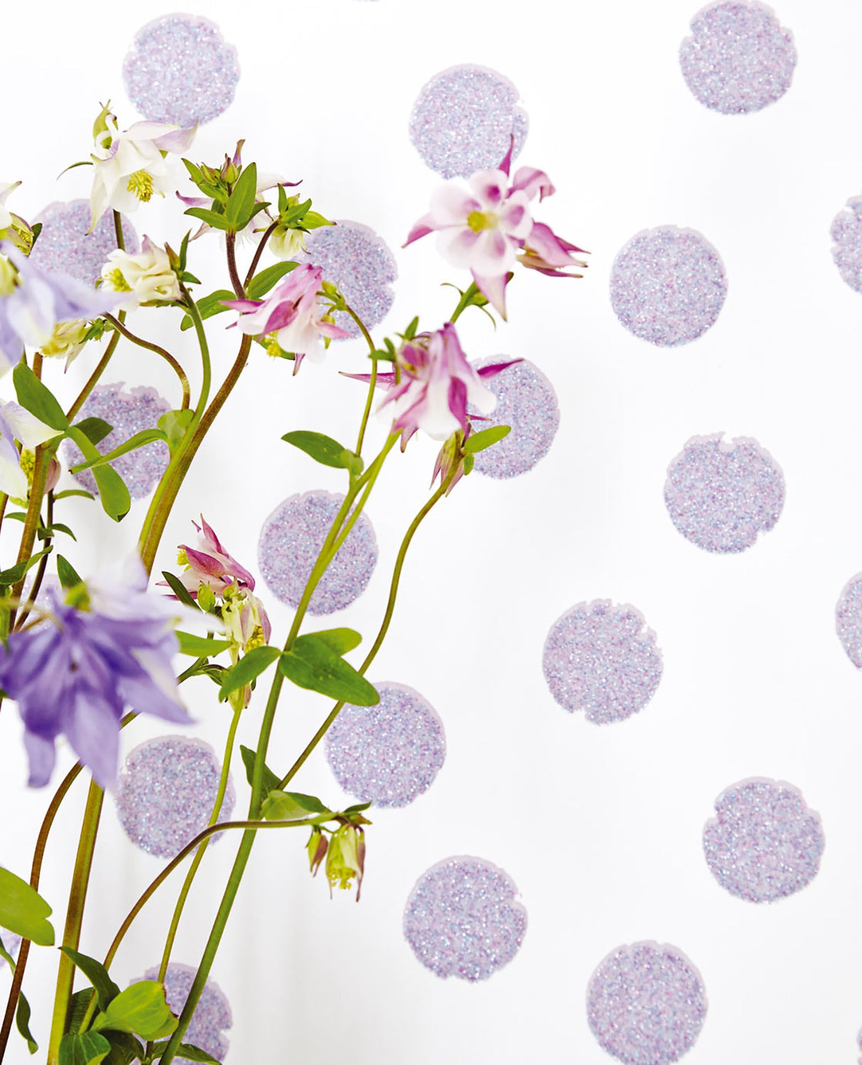 Eijffinger 359063 Odette Multi Colour Stamped Dots Wallpaper