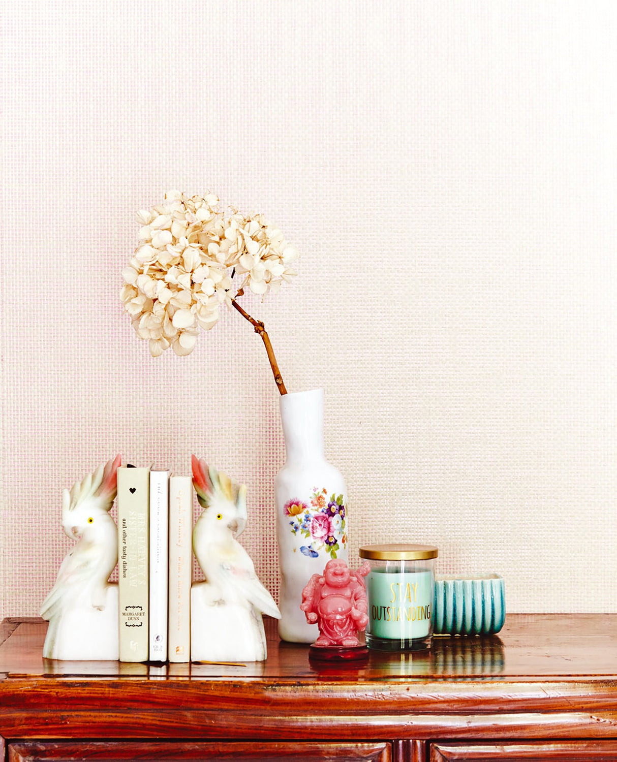 Eijffinger 359120 Anya Peach Paper Weave Wallpaper