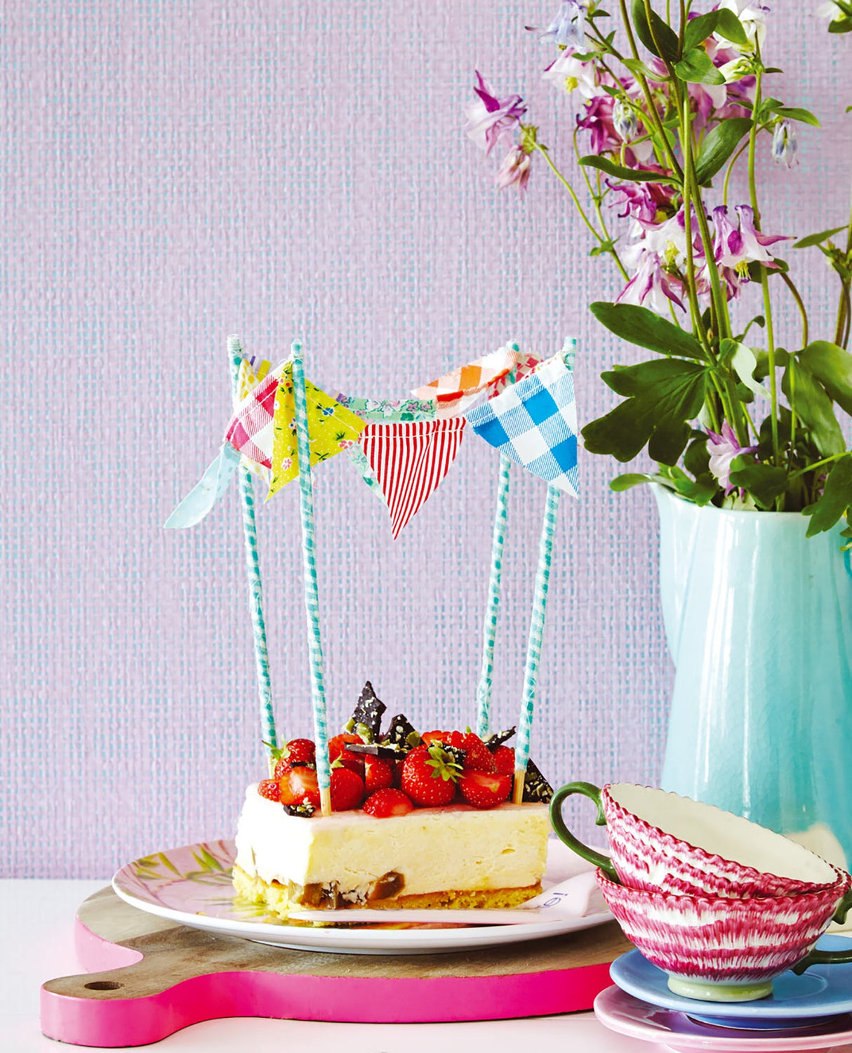 Eijffinger 359123 Anya Blue Purple Paper Weave Wallpaper