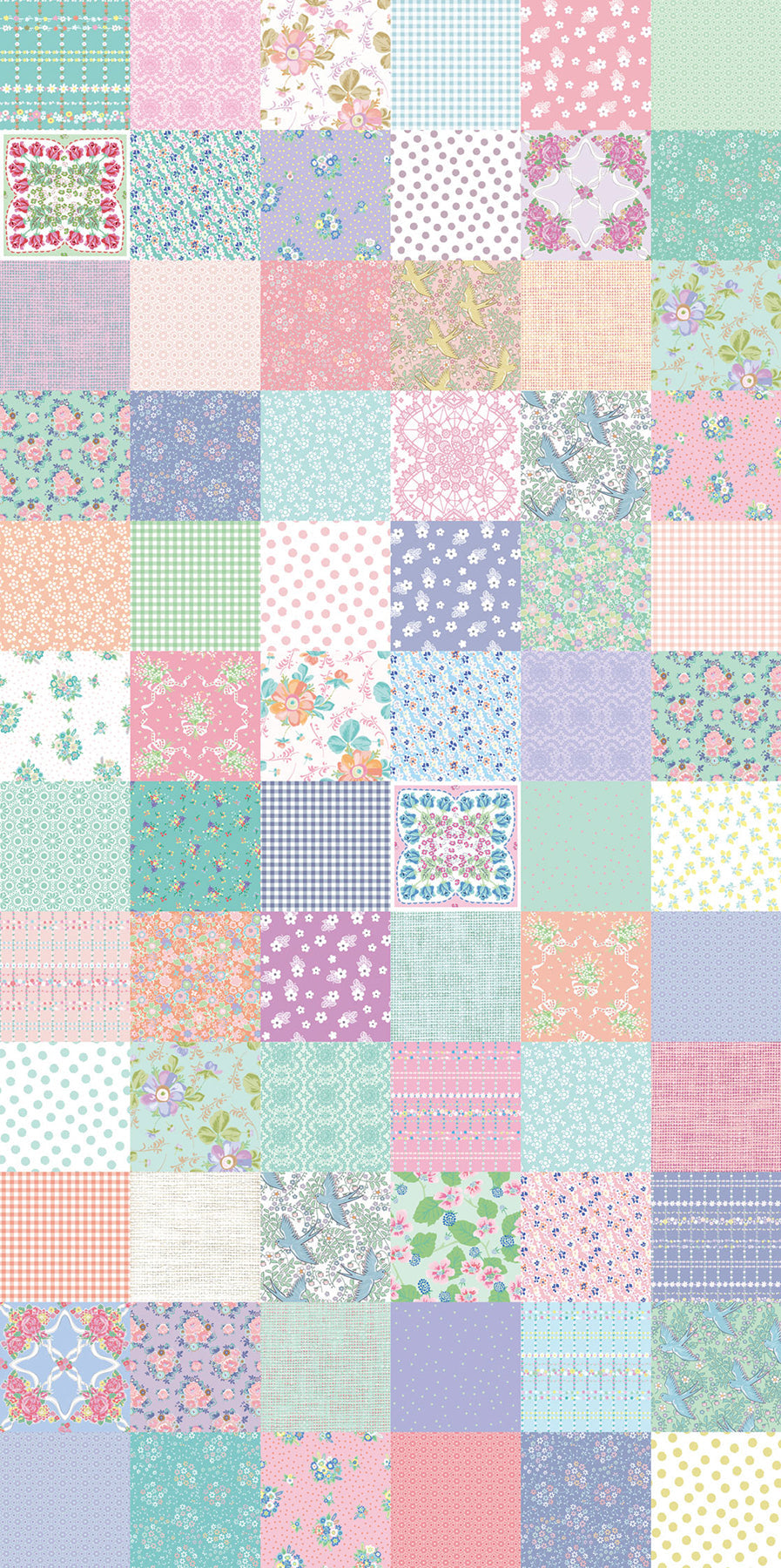 Eijffinger 359154 Wonderful Patchwork Wall Mural