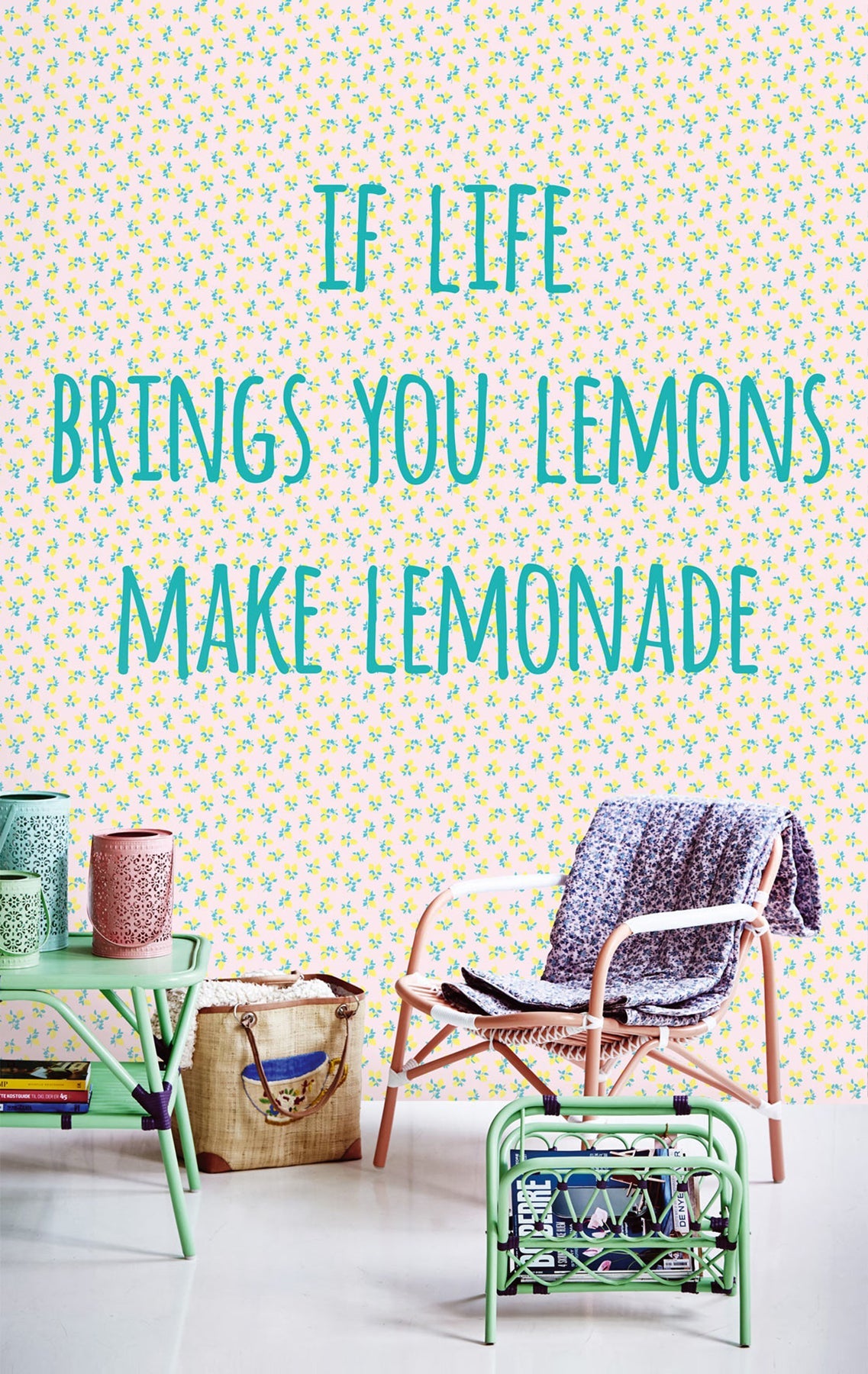 Eijffinger 359161 Lemon Wise Crack Wall Mural