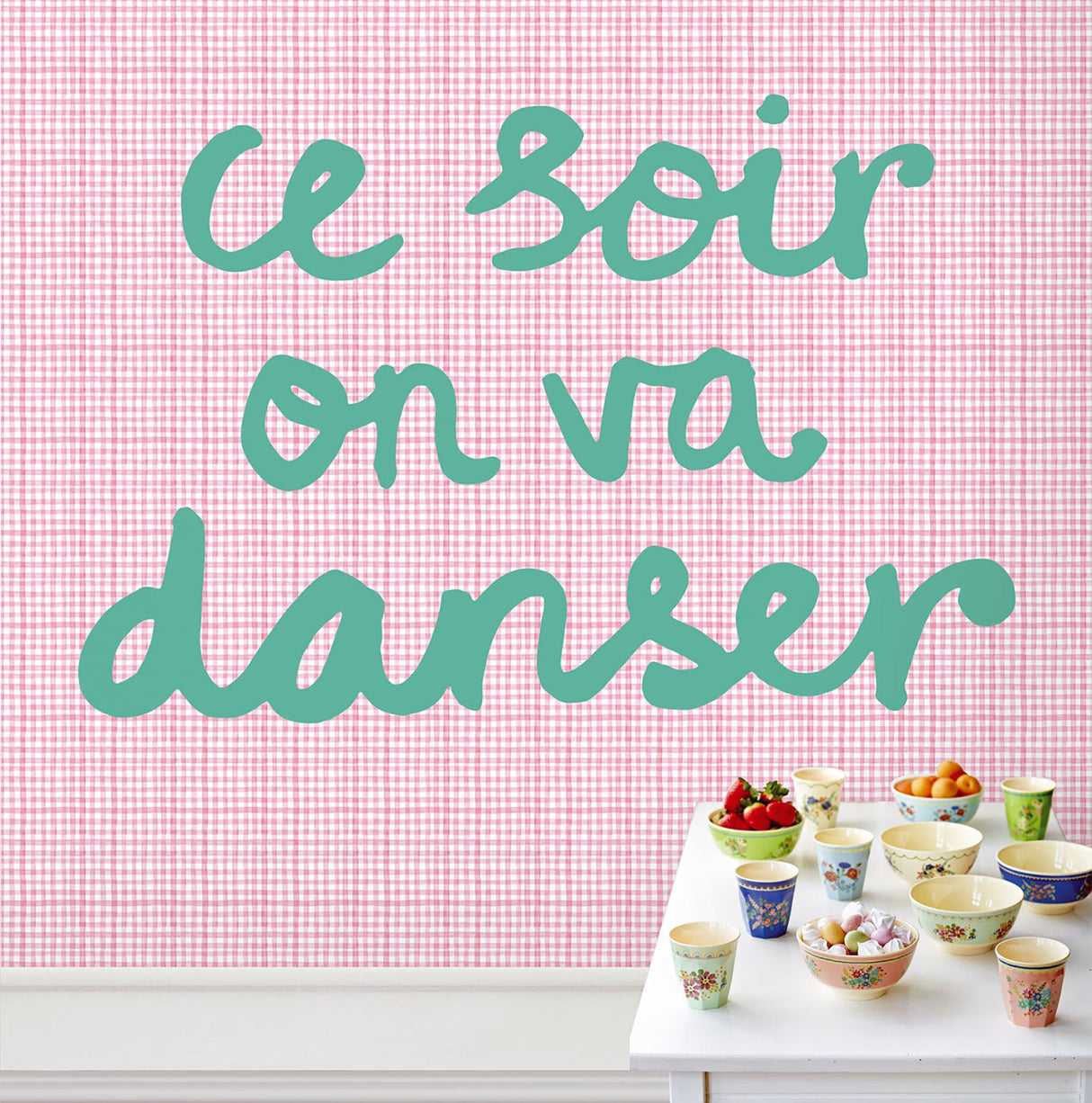 Eijffinger 359165 Pink Tonight We Will Dance Wall Mural