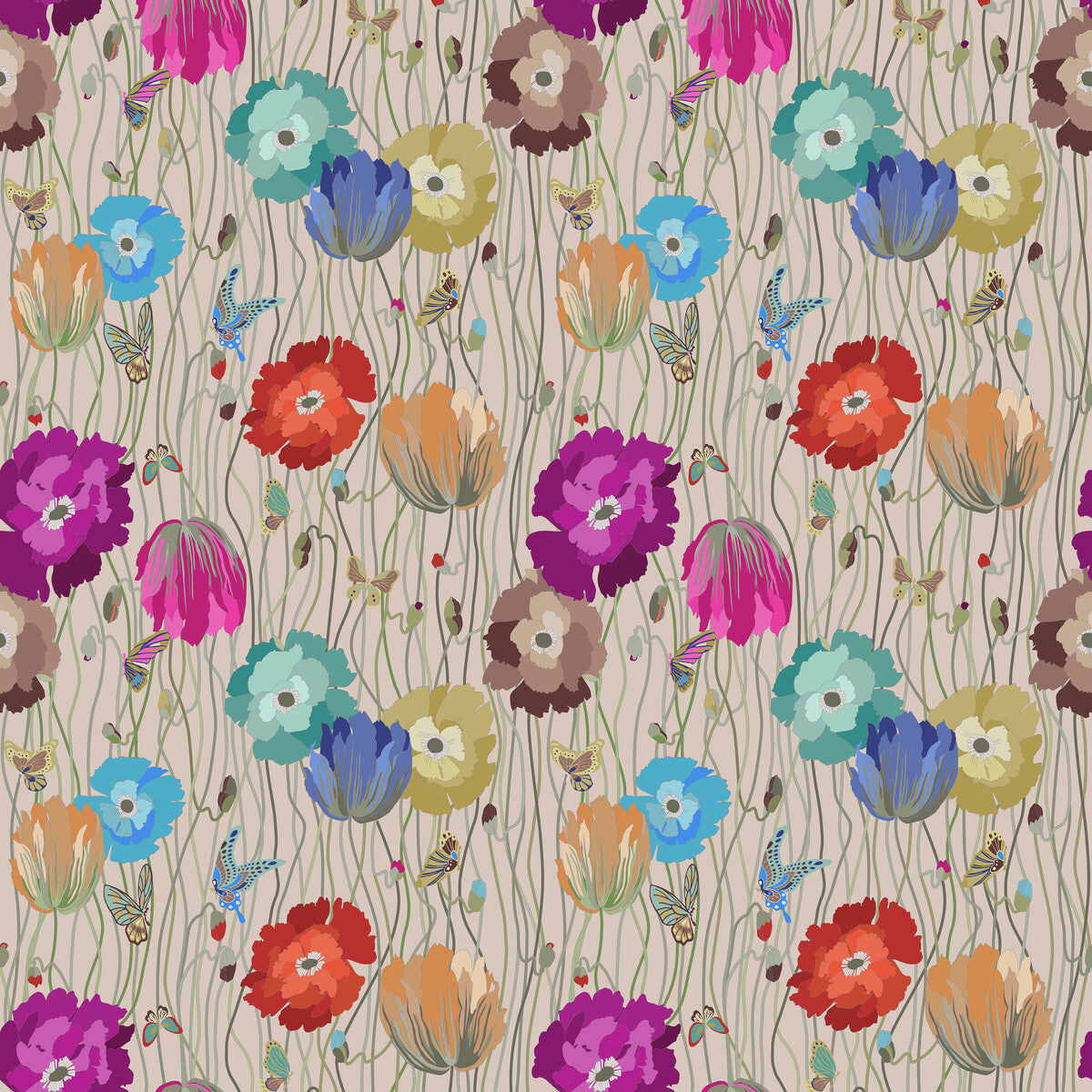 KRAVET COUTURE 36202.510.0 VANCOUVER 100 Fabric - Eade's Wallpaper