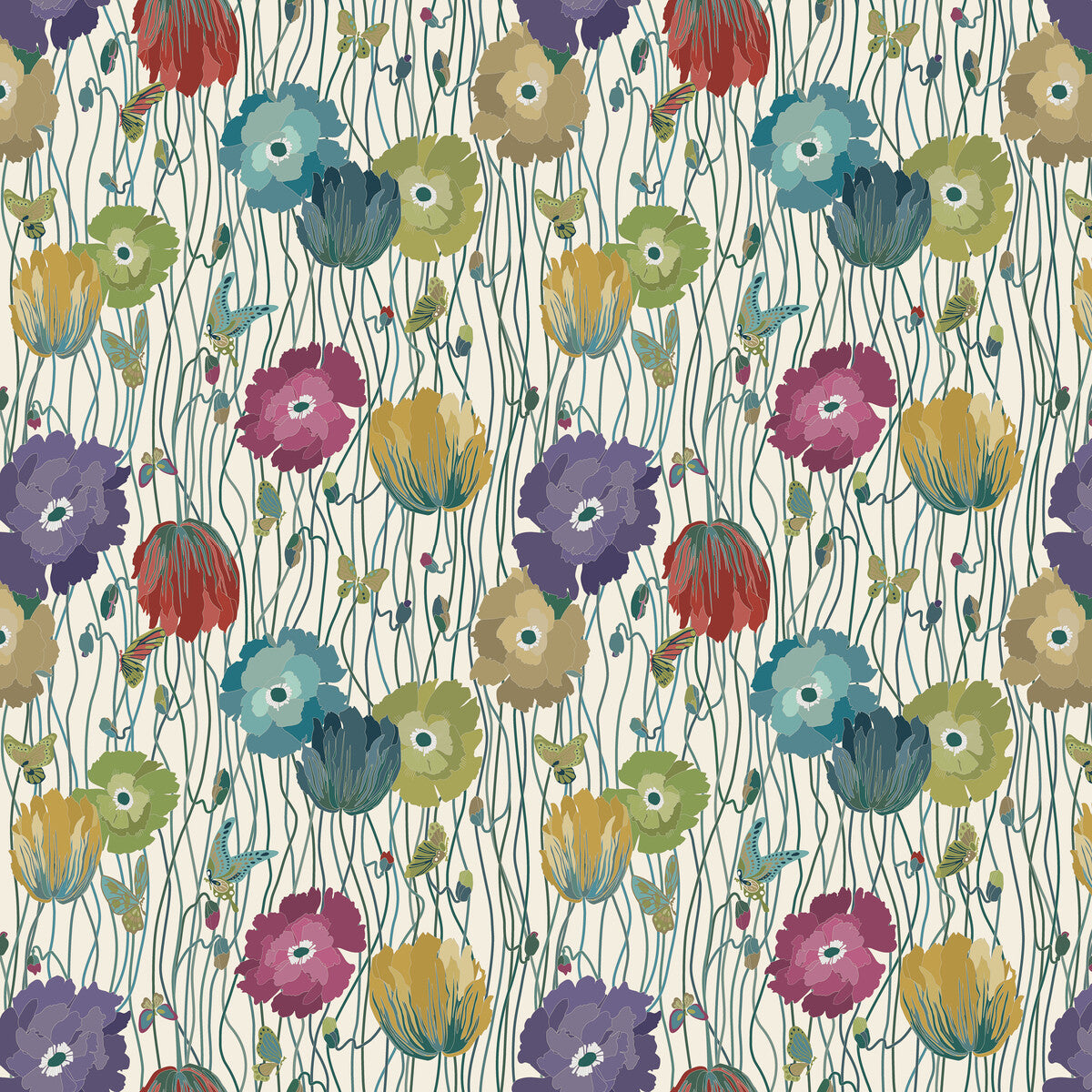KRAVET COUTURE 36217.353.0 WAYA OUTDOOR 100 Fabric - Eade's Wallpaper