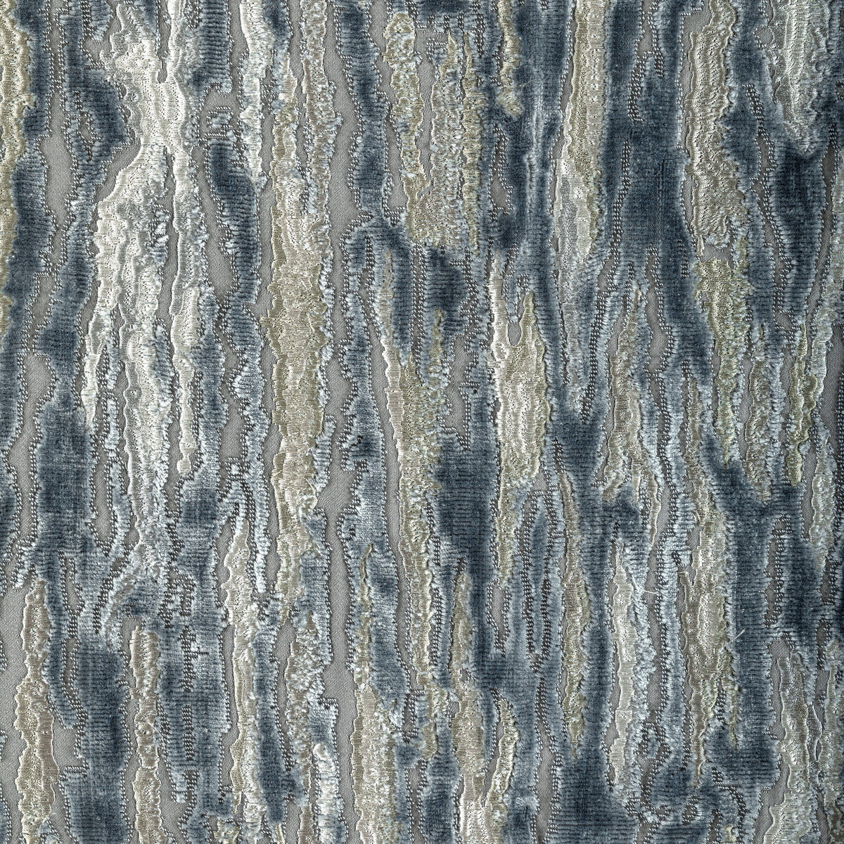 KRAVET COUTURE 36322.52.0 VELVET WAVES VAPOR BLUE Fabric - Eade's Wallpaper