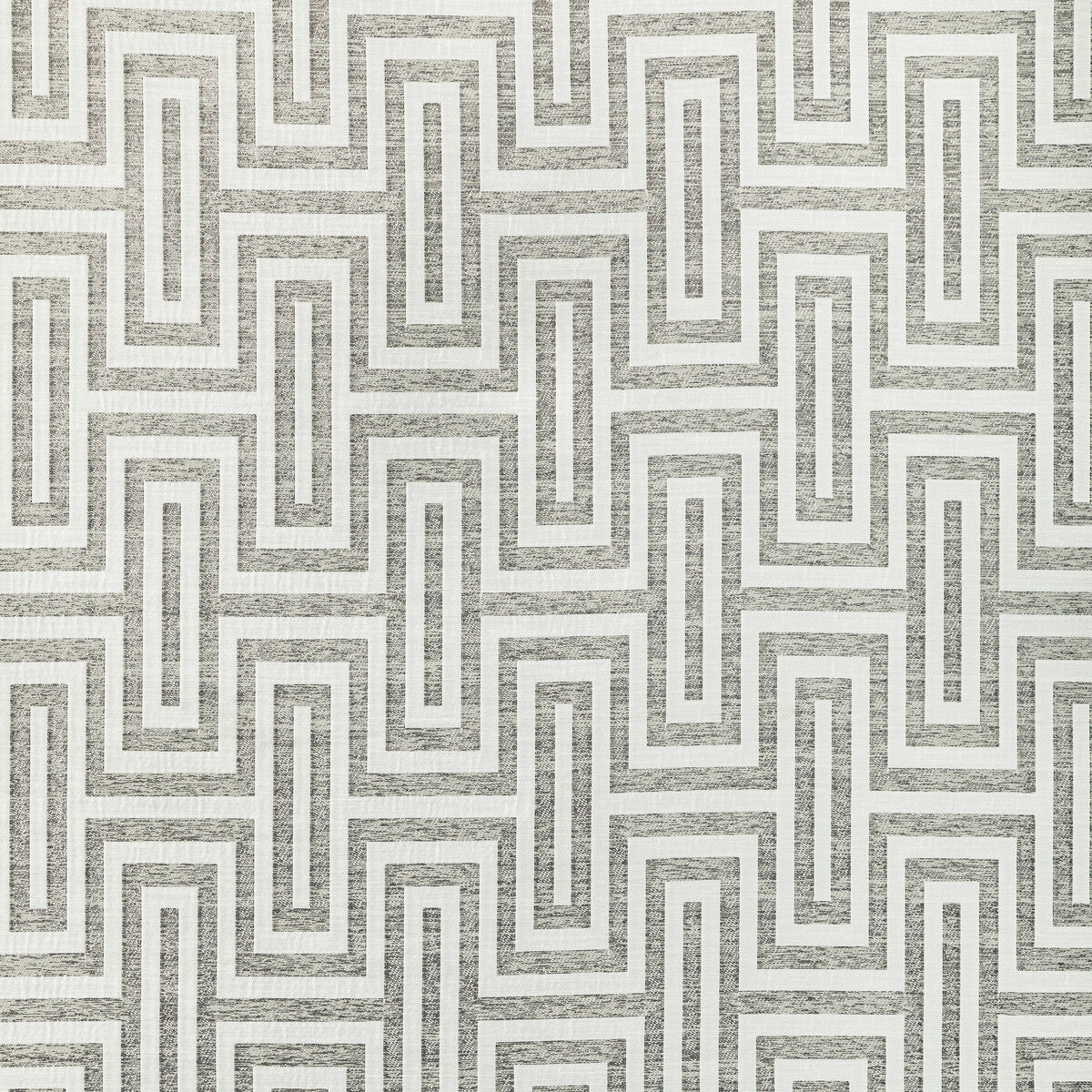 KRAVET COUTURE 36340.16.0 GEO GLAM IVORY PLATINUM Fabric - Eade's Wallpaper