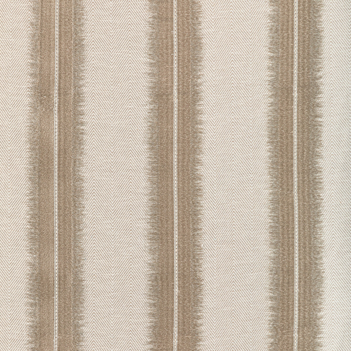 KRAVET COUTURE 36346.16.0 ETCHED STRIPE CHAMPAGNE Fabric - Eade's Wallpaper