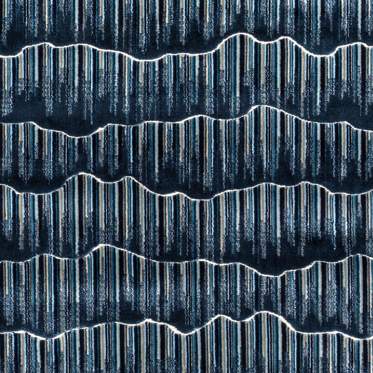 KRAVET COUTURE 36350.50.0 MOUNTAINSCAPE INDIGO Fabric - Eade's Wallpaper