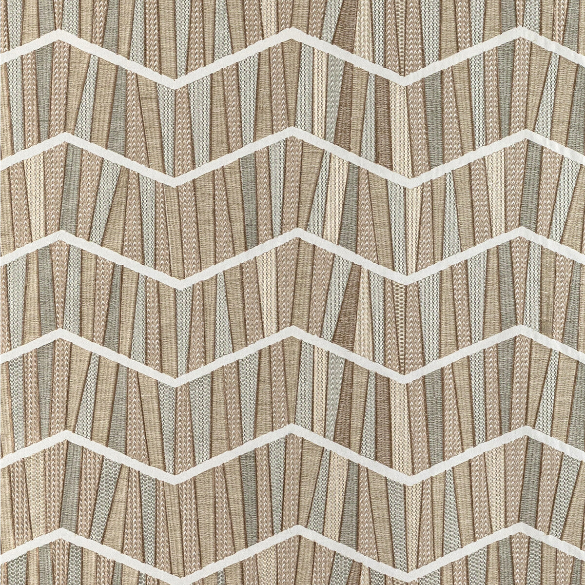 KRAVET COUTURE 36352.16.0 RIGHT ANGLES CHAMPAGNE Fabric - Eade's Wallpaper