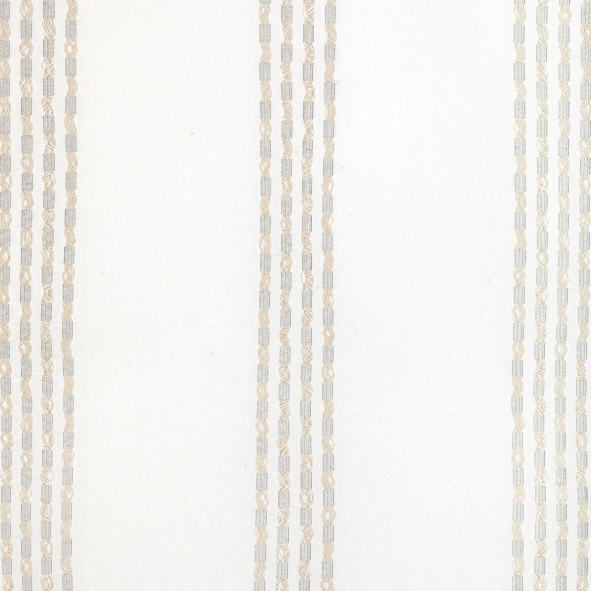 KRAVET COUTURE 36354.11.0 LINEAR EFFECT PLATINUM Fabric - Eade's Wallpaper