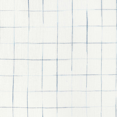 KRAVET DESIGN 36375.51.0 ENNIS CHECK INDIGO Fabric - Eade's Wallpaper