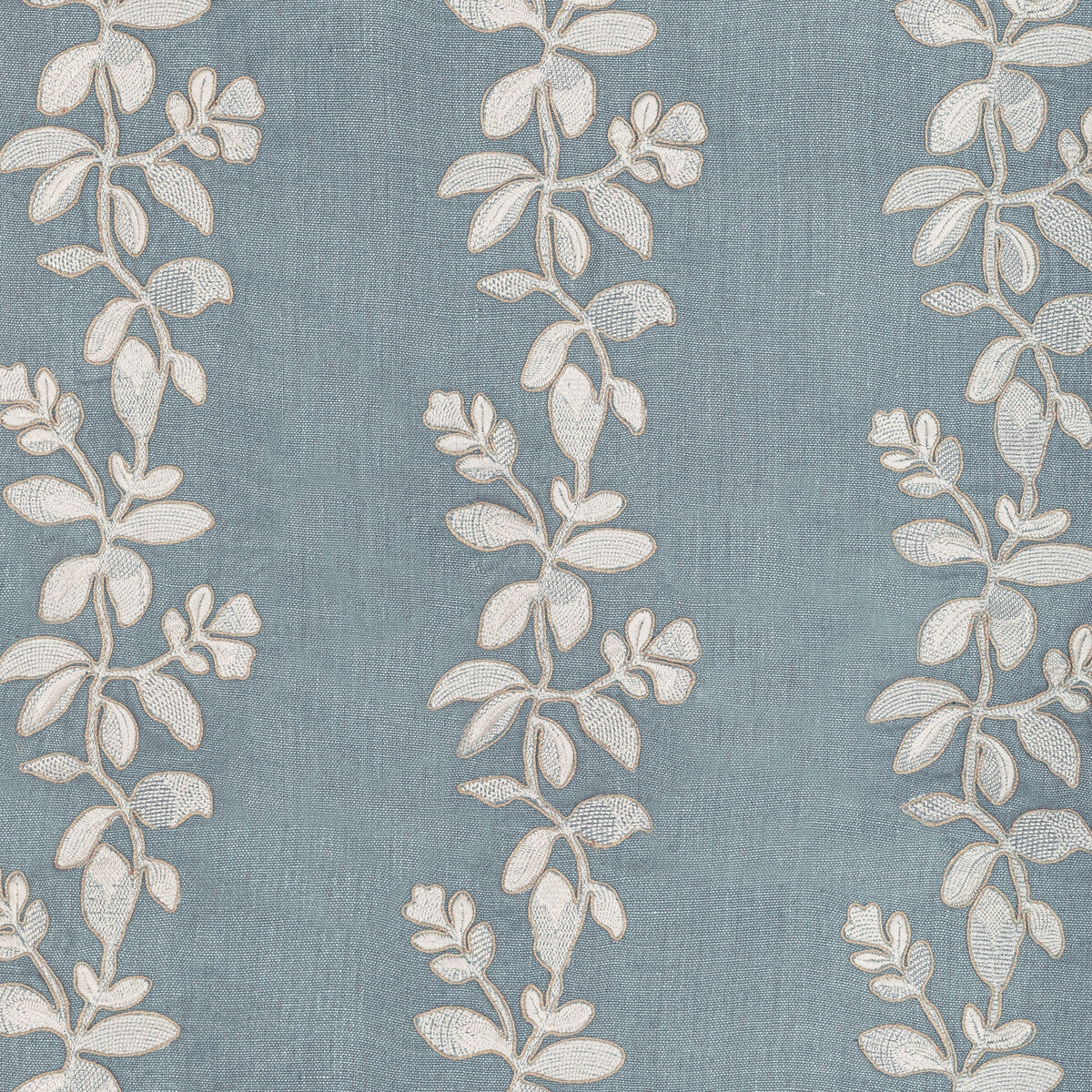 KRAVET COUTURE 36380.516.0 GINGERFLOWER POND Fabric - Eade's Wallpaper