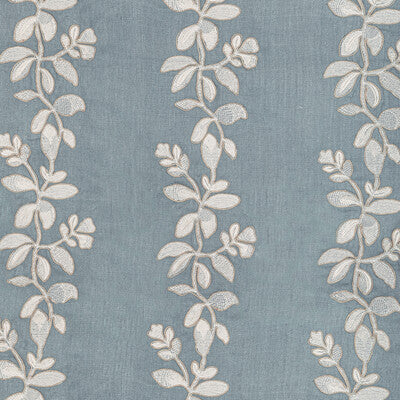 KRAVET COUTURE 36380.516.0 GINGERFLOWER POND Fabric - Eade's Wallpaper