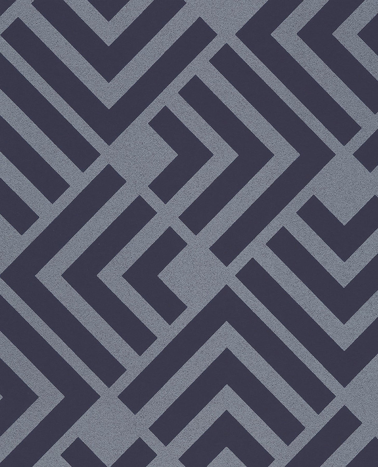 Eijffinger 366043 Zig Navy Geometric Wallpaper