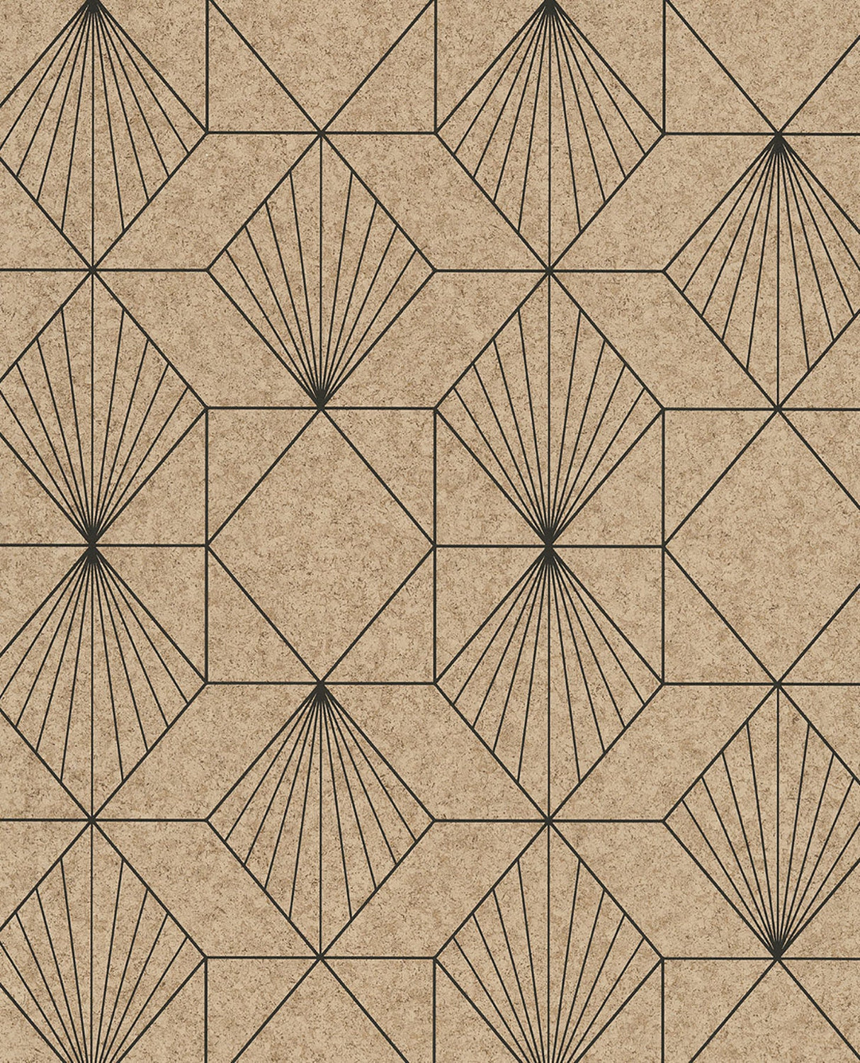 Eijffinger 366080 Halcyon Sand Geometric Wallpaper