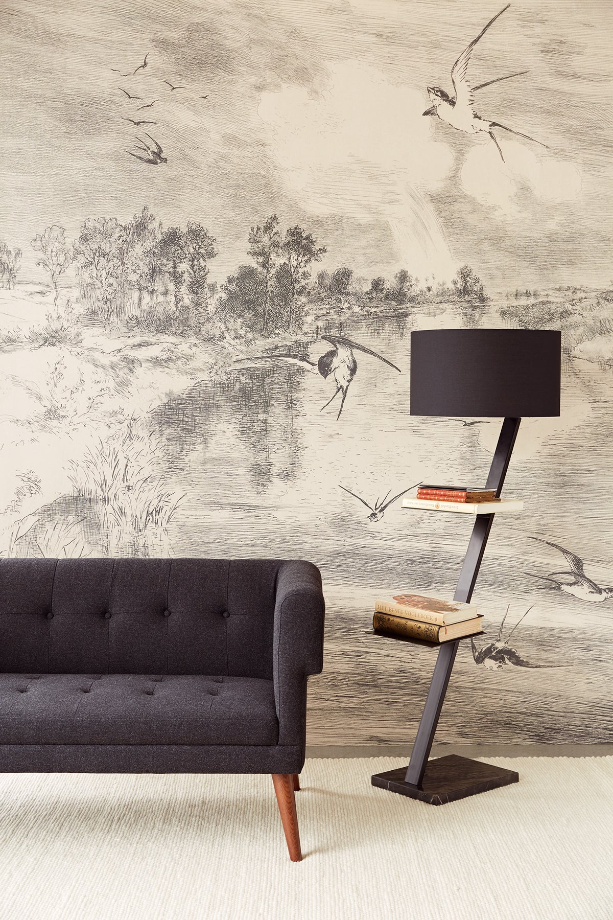 Eijffinger 366101 Hirundo Cream Wall Mural