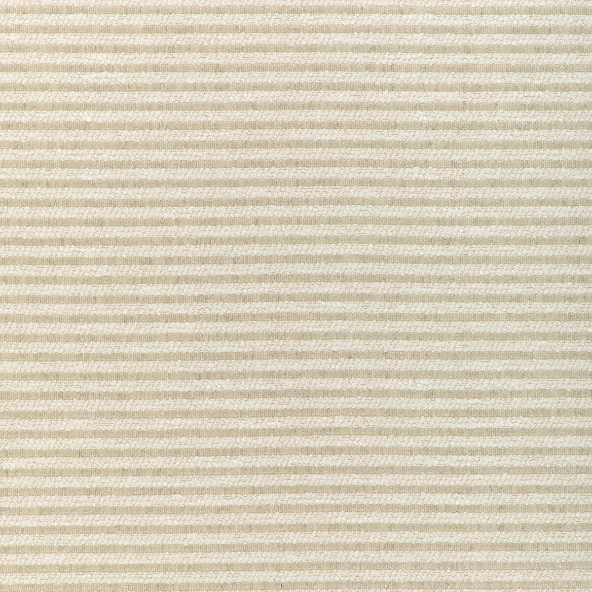 KRAVET COUTURE 36859.116.0 PLUSHY STRIPE FLAX Fabric - Eade's Wallpaper
