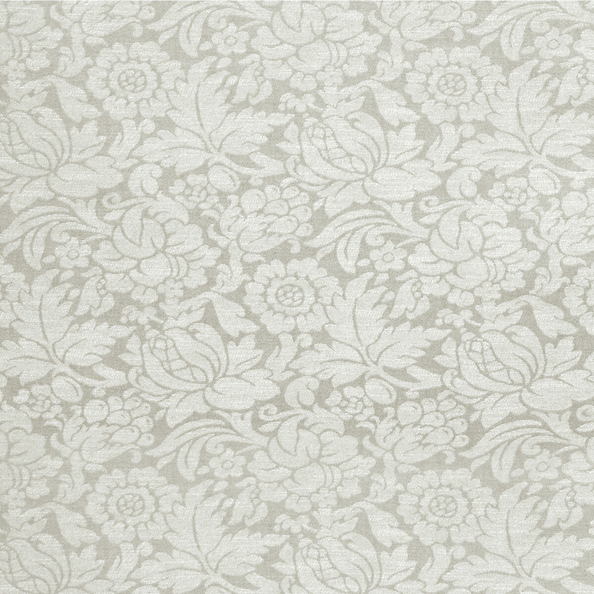 KRAVET COUTURE 36870.101.0 SHABBY DAMASK SNOW Fabric - Eade's Wallpaper