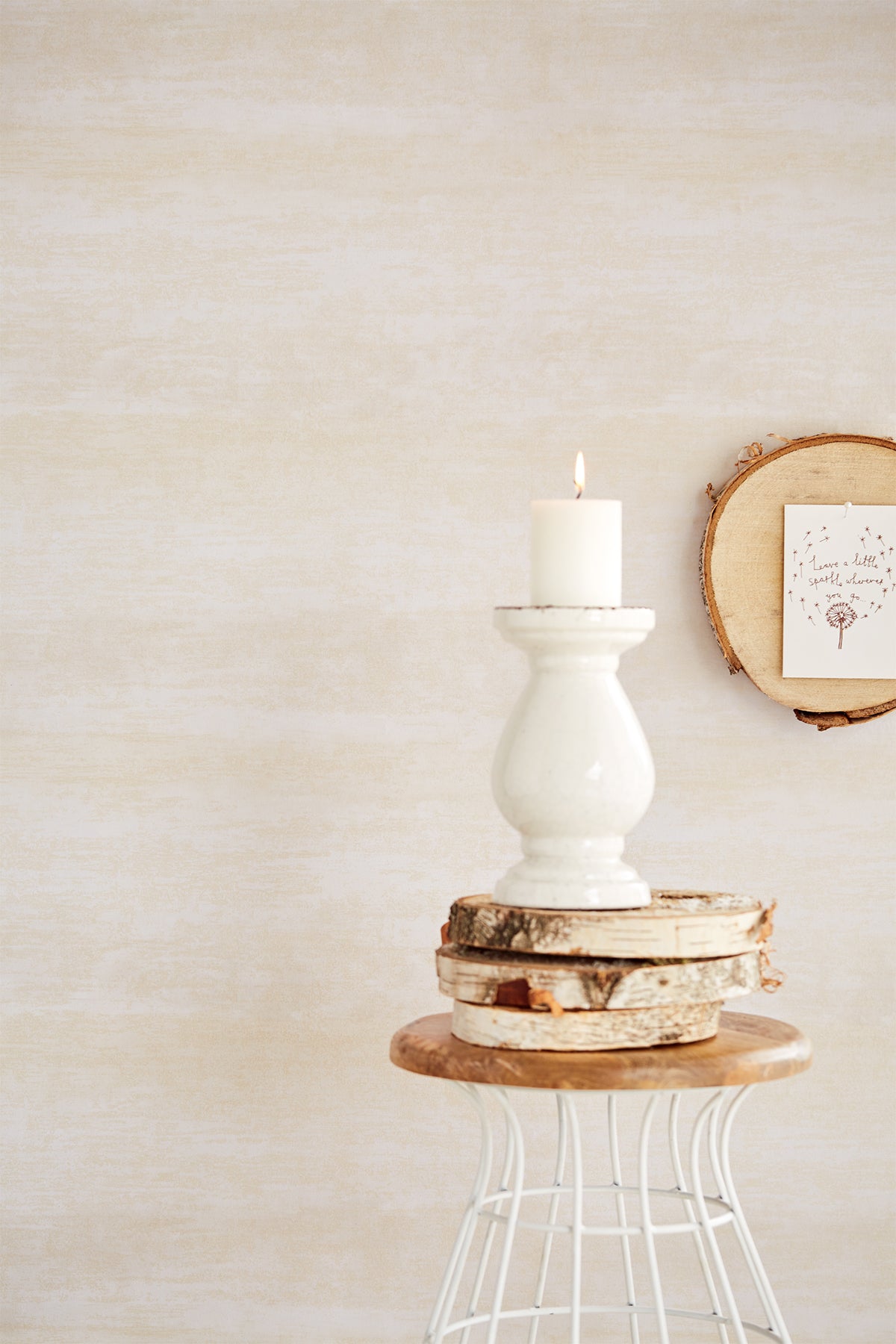 Eijffinger 369034 Cumulus Pink Texture Wallpaper