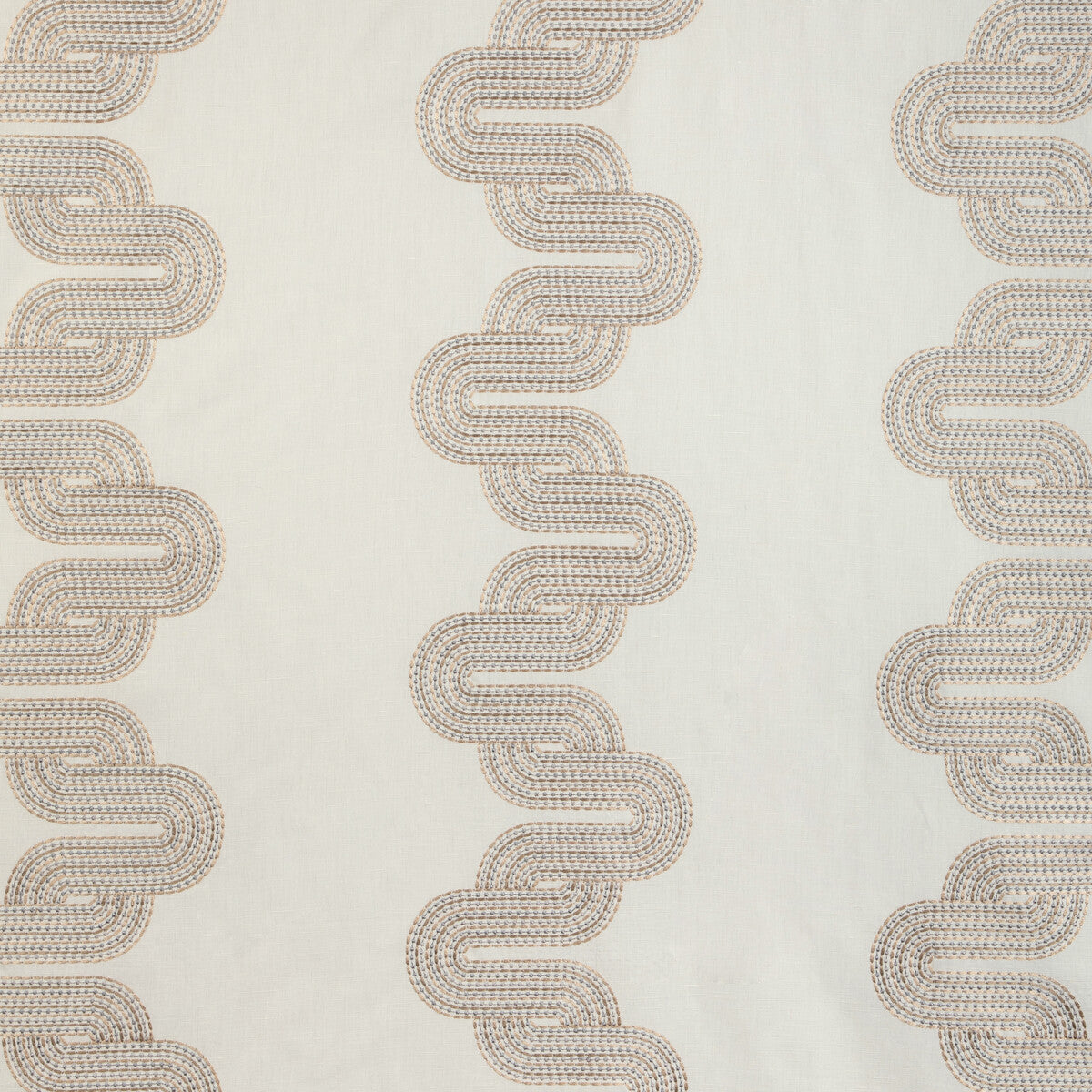 KRAVET DESIGN 36943.16.0 CLOUD CHAIN OPAL Fabric - Eade's Wallpaper