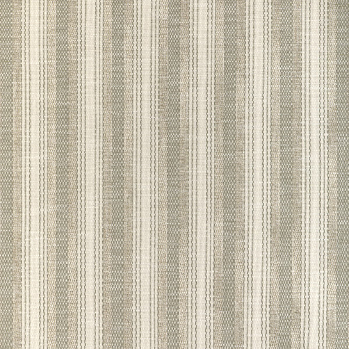 KRAVET DESIGN 37046.106.0 SIMS STRIPE STONE Fabric - Eade's Wallpaper