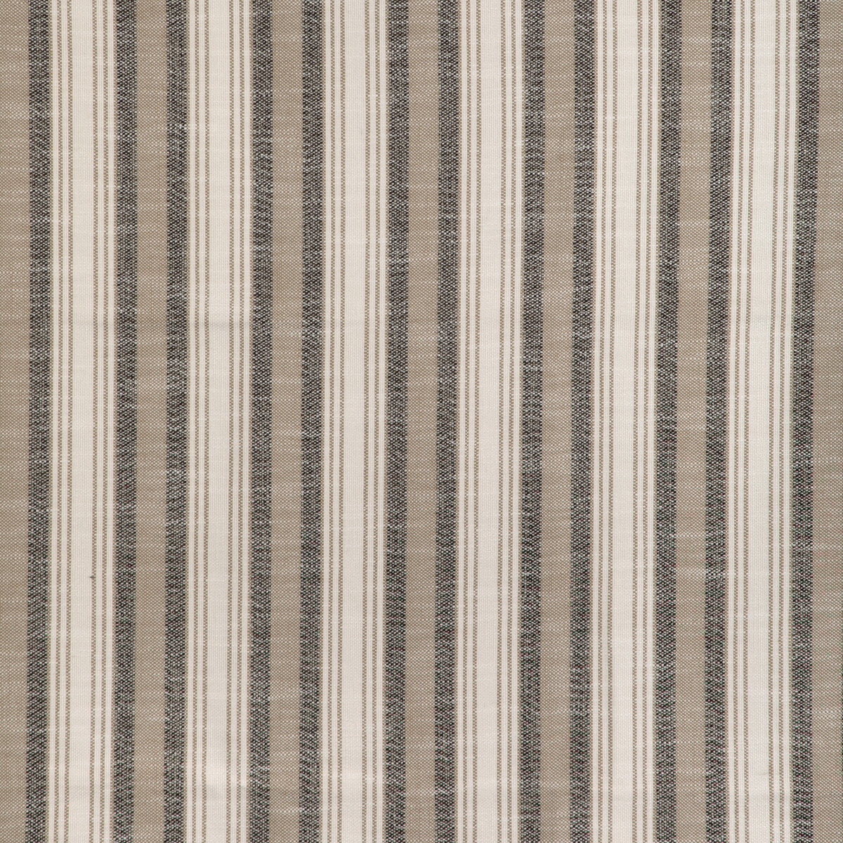 KRAVET DESIGN 37046.616.0 SIMS STRIPE LATTE Fabric - Eade's Wallpaper