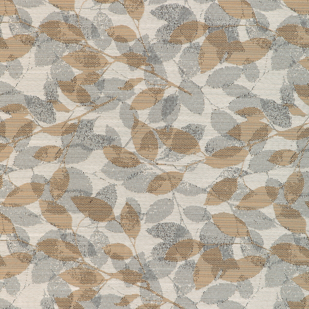 KRAVET CONTRACT 37053.1161.0 LEAF DANCE SANDSTONE Fabric - Eade's Wallpaper