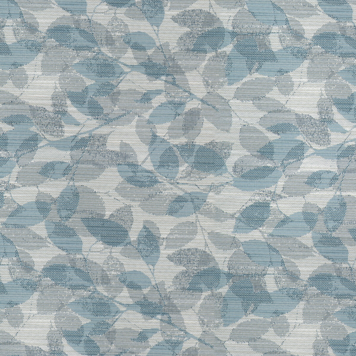 KRAVET CONTRACT 37053.1516.0 LEAF DANCE SKY Fabric - Eade's Wallpaper