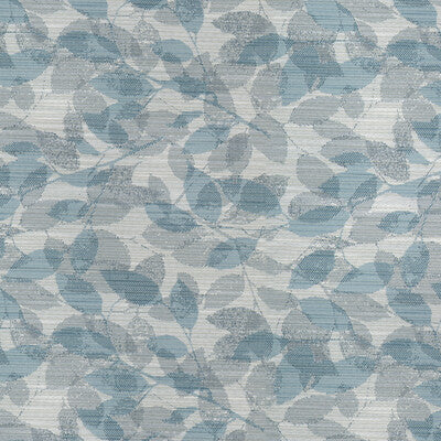 KRAVET CONTRACT 37053.1516.0 LEAF DANCE SKY Fabric - Eade's Wallpaper
