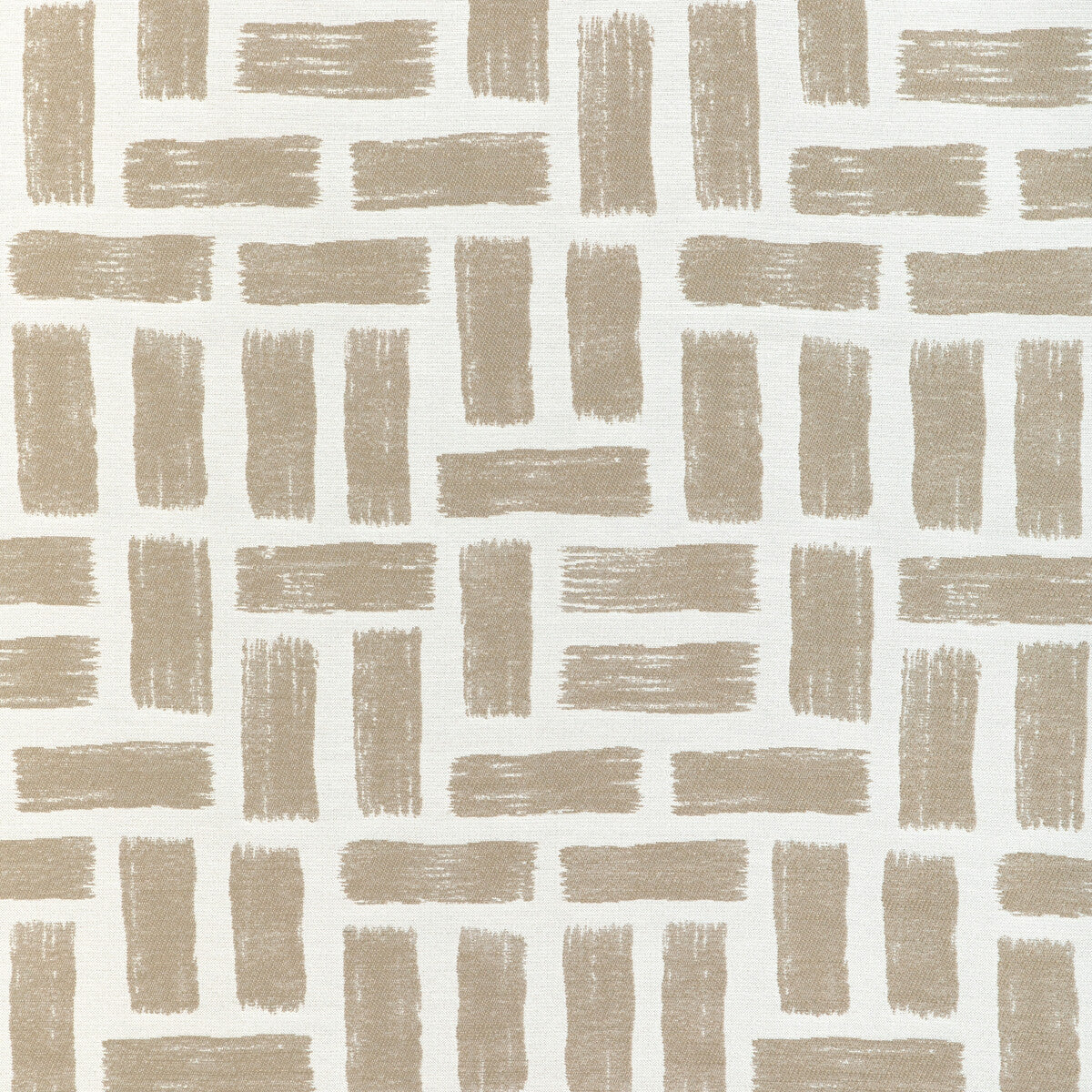 KRAVET DESIGN 37055.106.0 BRICKWORK TAUPE Fabric - Eade's Wallpaper