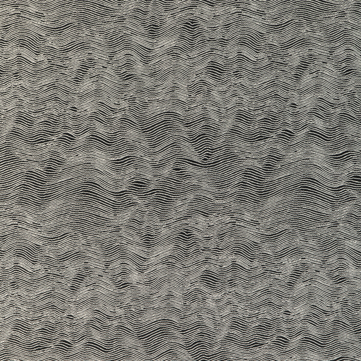 KRAVET DESIGN 37056.81.0 WATERY MOTION PEPPER Fabric - Eade's Wallpaper