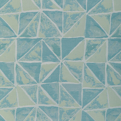 KRAVET CONTRACT 37076.353.0 LOOKING GLASS POOL Fabric - Eade's Wallpaper