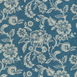 KRAVET CONTRACT 37083.5.0 CHESAPEAKE BATIK BLUE Fabric - Eade's Wallpaper
