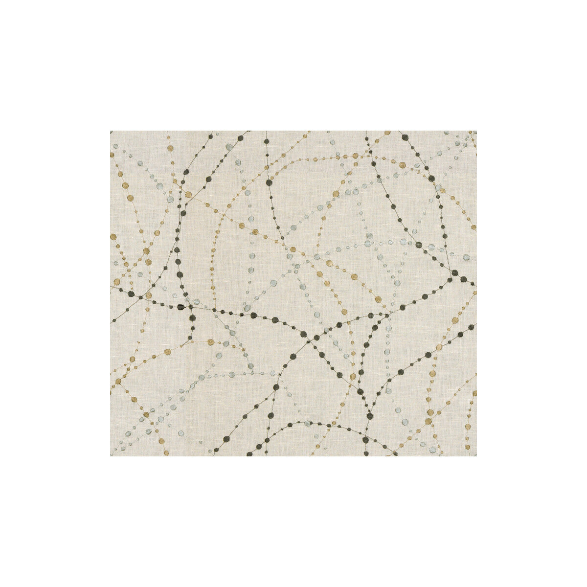 KRAVET DESIGN 3715.1611.0 STAR GAZER BLACK OPAL Fabric - Eade's Wallpaper