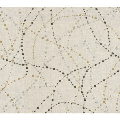 KRAVET DESIGN 3715.1611.0 STAR GAZER BLACK OPAL Fabric - Eade's Wallpaper