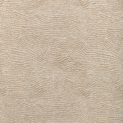 KRAVET COUTURE 37259.61.0 COMBED SAND CARAMEL Fabric - Eade's Wallpaper
