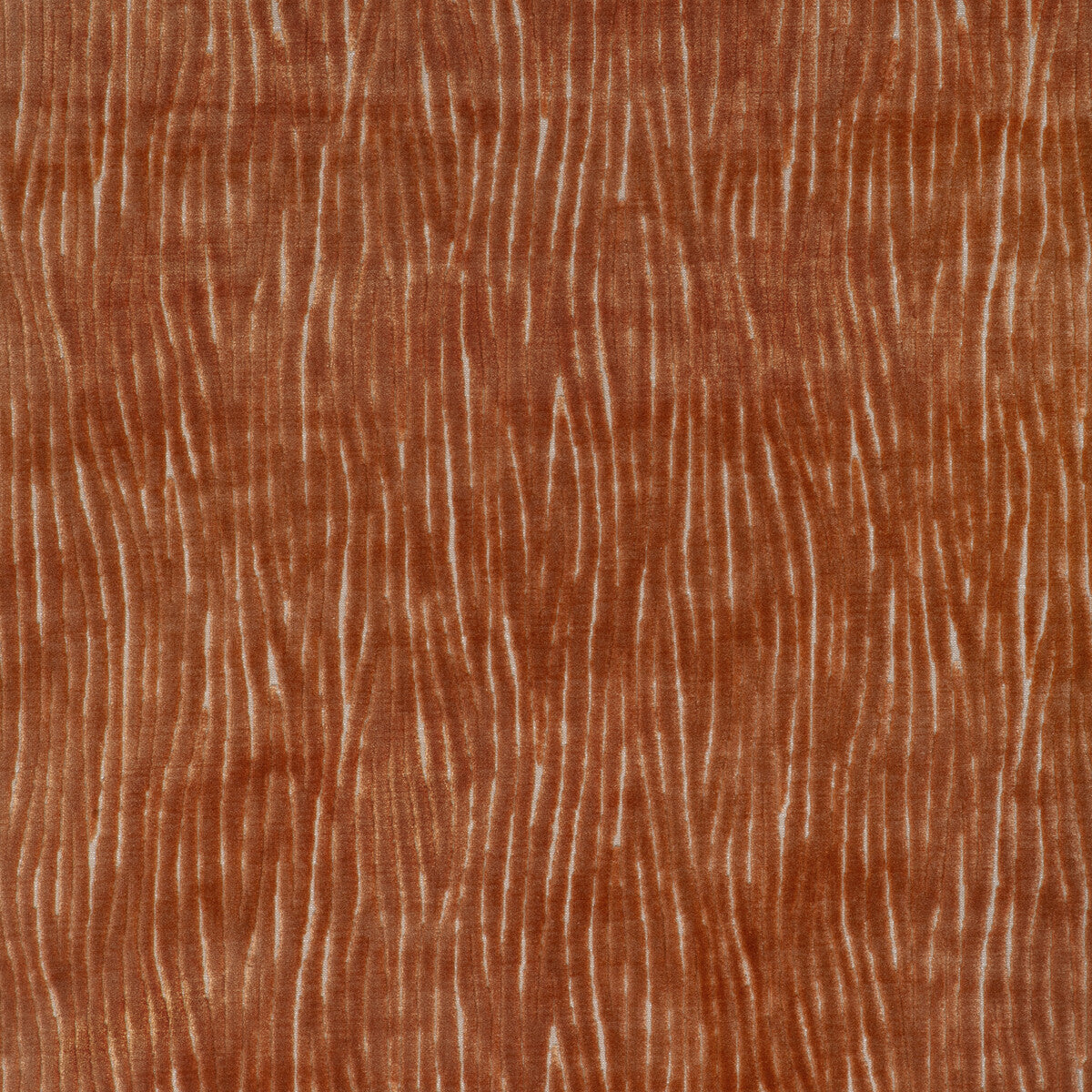 KRAVET BASICS 37300.24.0 WAVE MOTION TERRACOTTA Fabric - Eade's Wallpaper