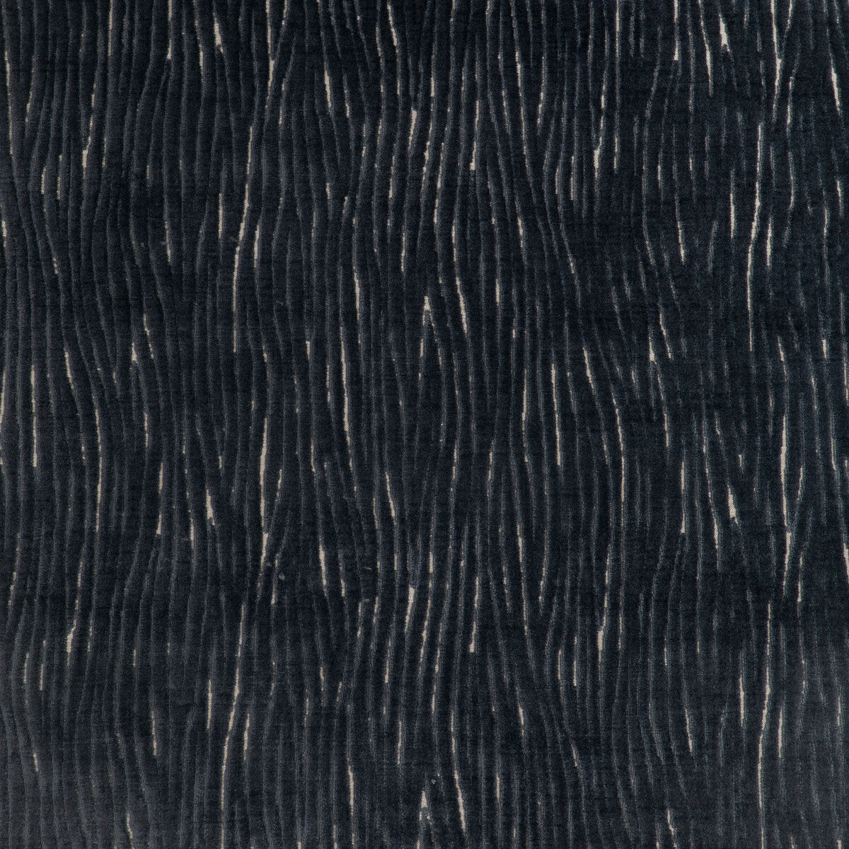 KRAVET BASICS 37300.8.0 WAVE MOTION COAL Fabric - Eade's Wallpaper