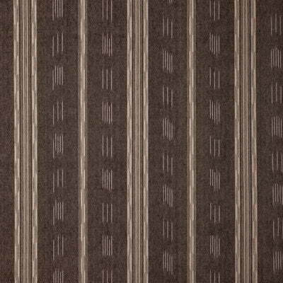 KRAVET COUTURE 37374.606.0 PURI STRIPE CAROB Fabric - ATELIER PRINTS & WEAVES