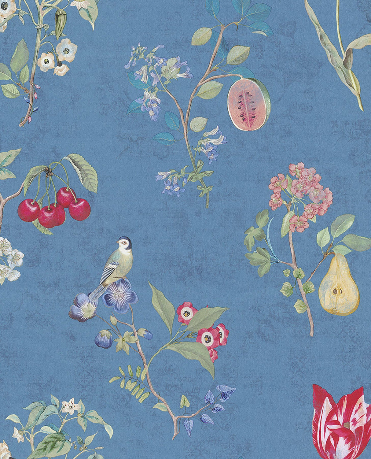Eijffinger 375025 Danique Sky Blue Garden Wallpaper