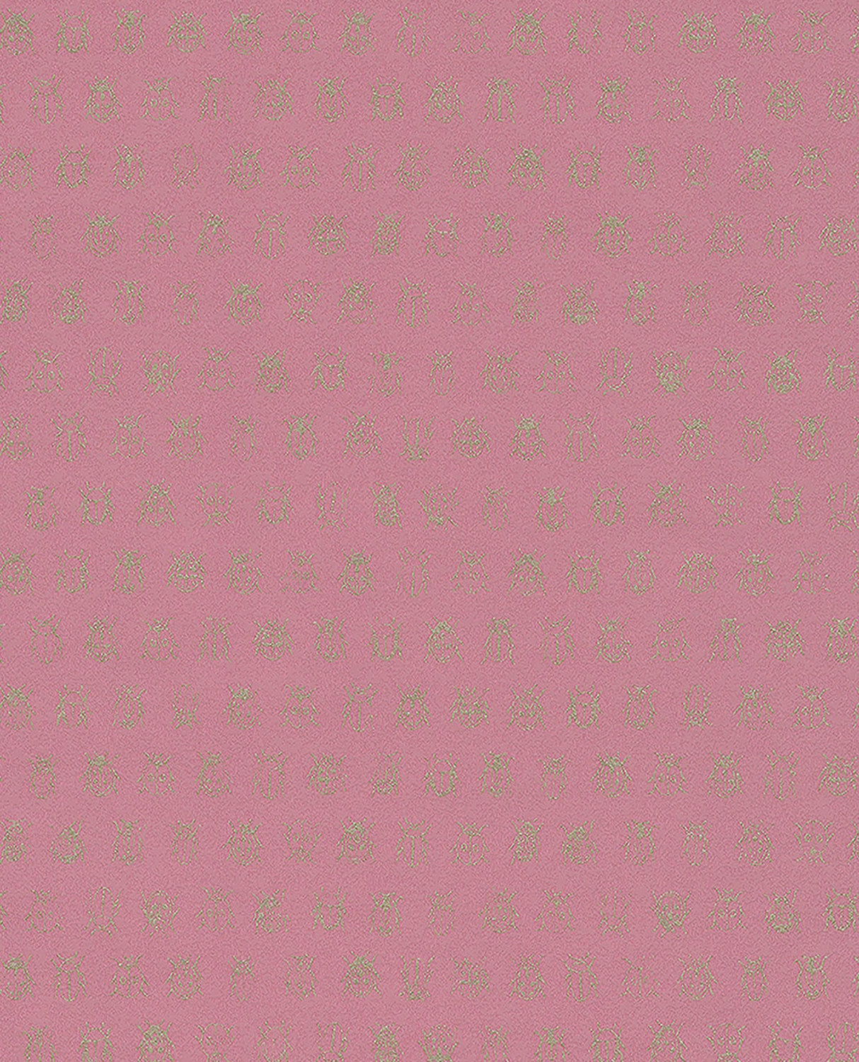 Eijffinger 375033 Flikker Pink Beetle Wallpaper