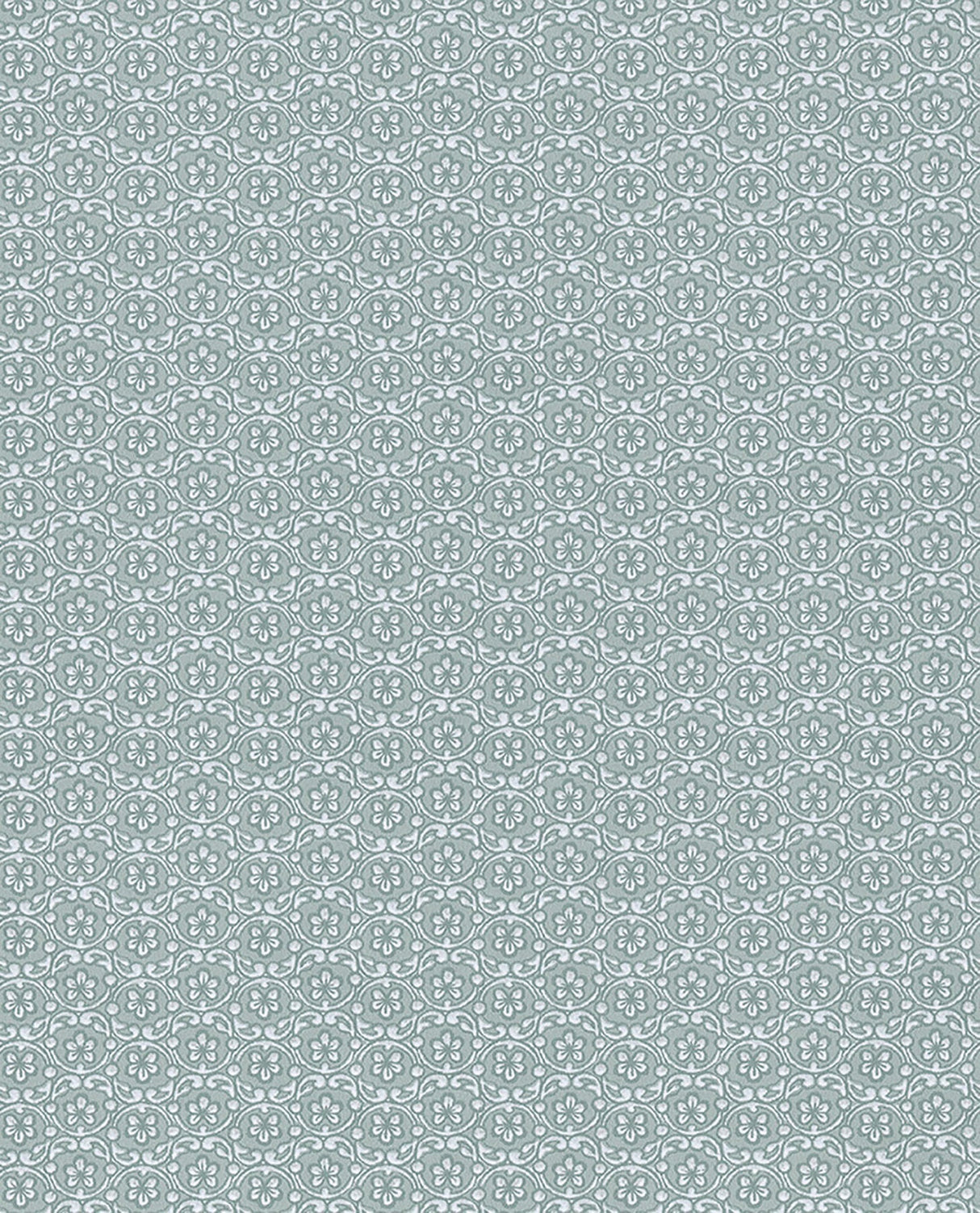 Eijffinger 375051 Lotte Slate Floral Geometric Wallpaper