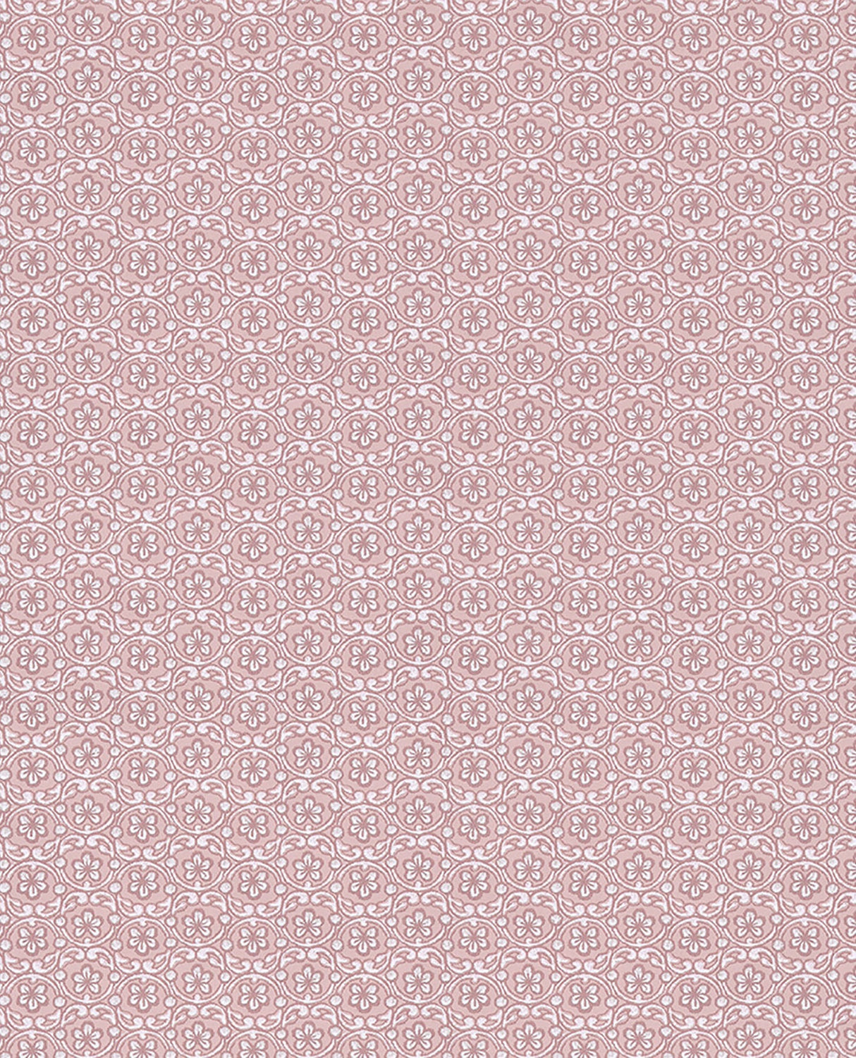 Eijffinger 375053 Lotte Rose Floral Geometric Wallpaper