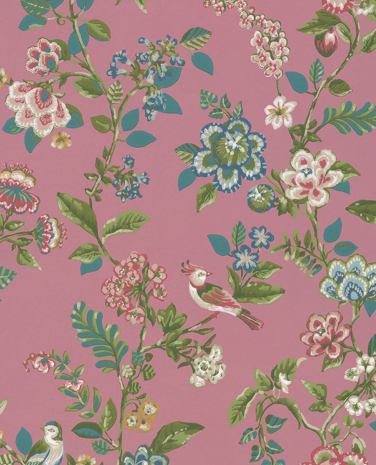 Eijffinger 375064 Willem Mauve Painted Garden Wallpaper