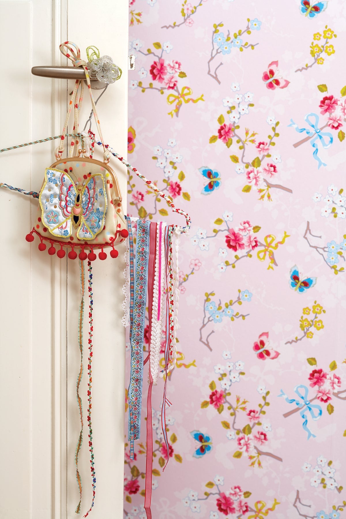 Eijffinger 375072 Ilse Blush Cherry Blossom Wallpaper