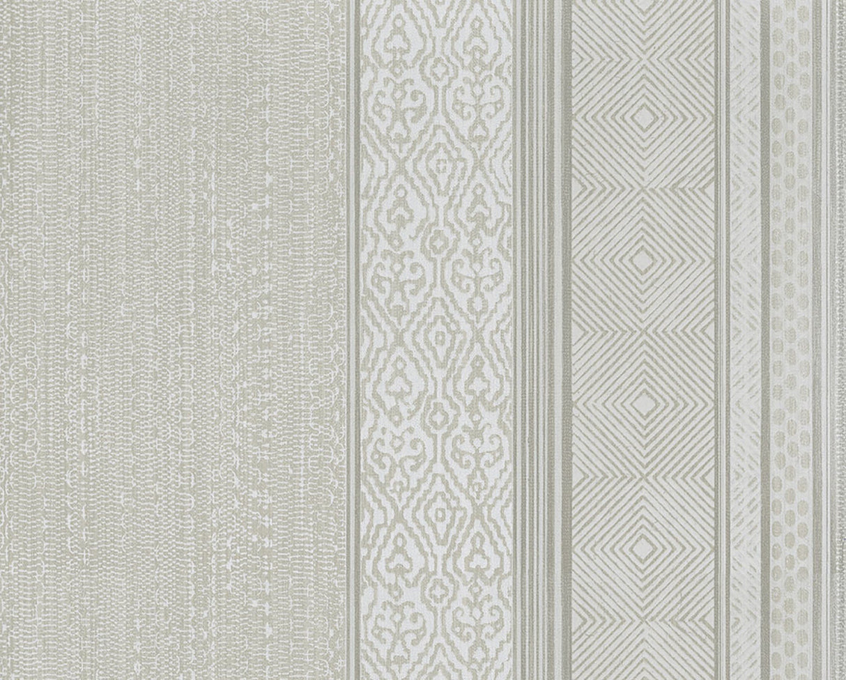 Eijffinger 376020 Setif Beige Stripe Wallpaper