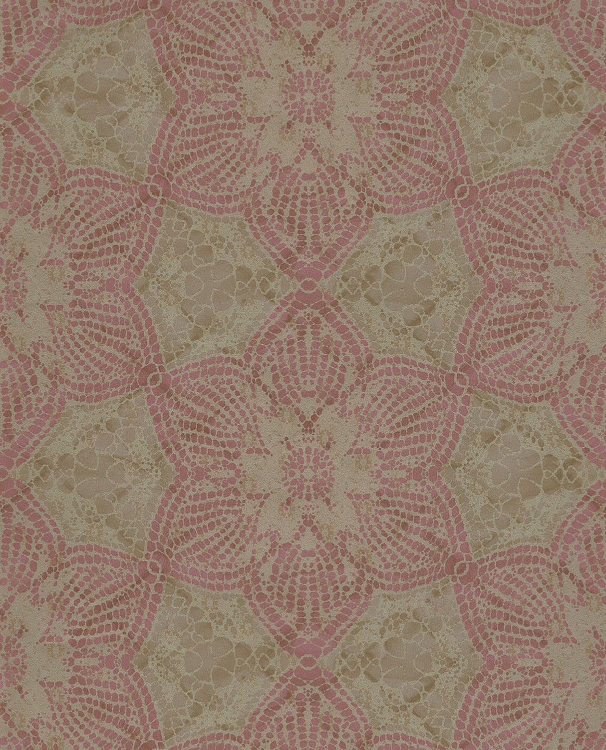 Eijffinger 376054 Seychelles Mauve Medallion Wallpaper
