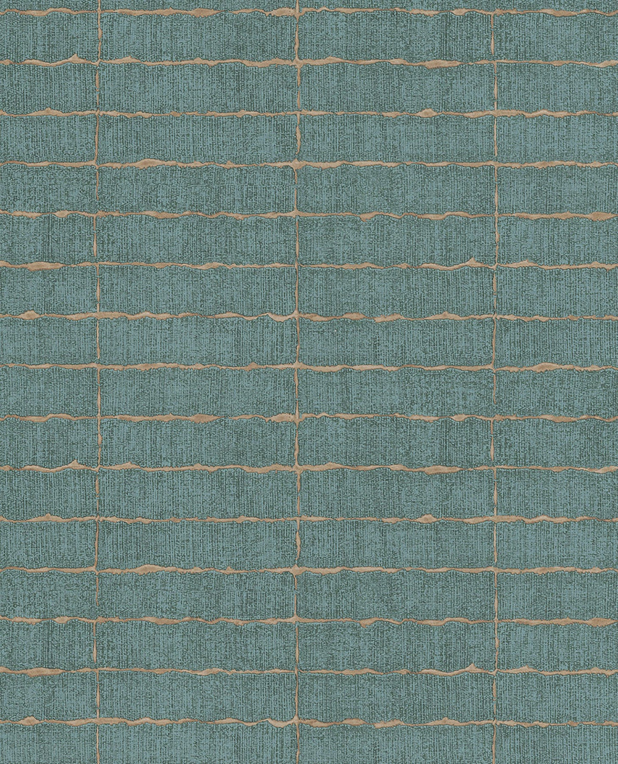 Eijffinger 376071 Batna Teal Brick Wallpaper