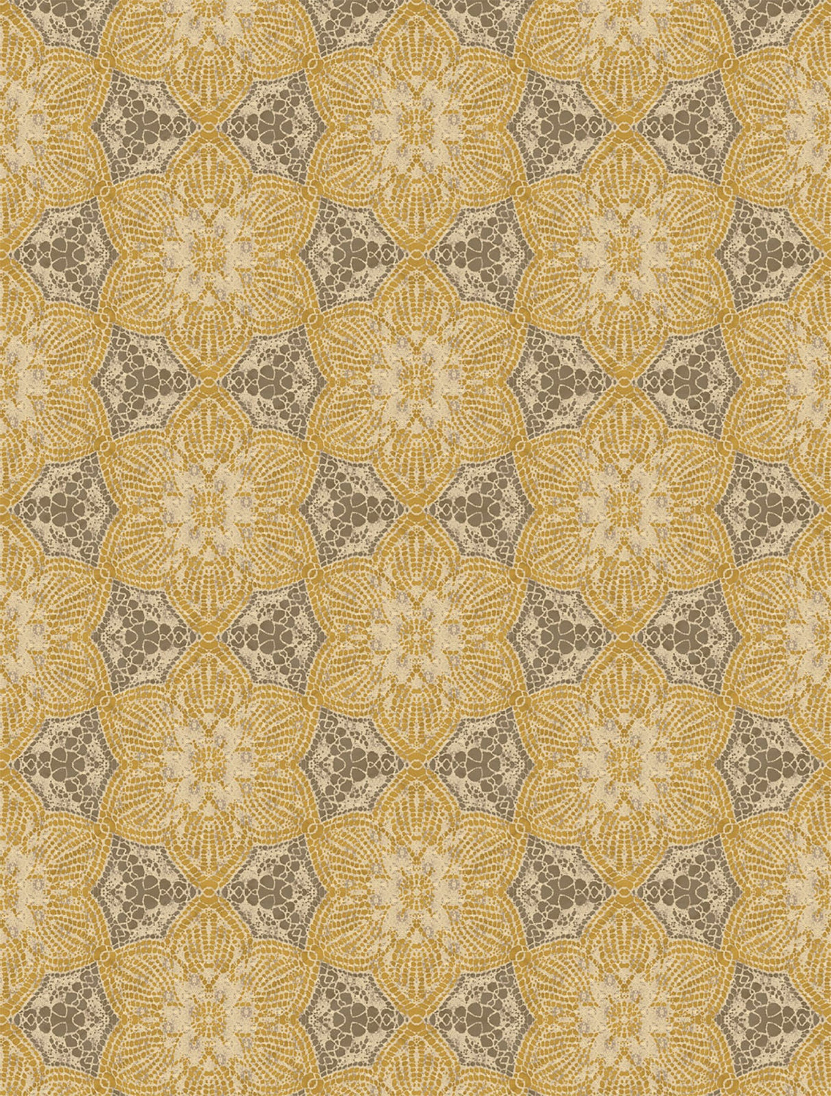 Eijffinger 376095 Ochre Boho Flower Mural