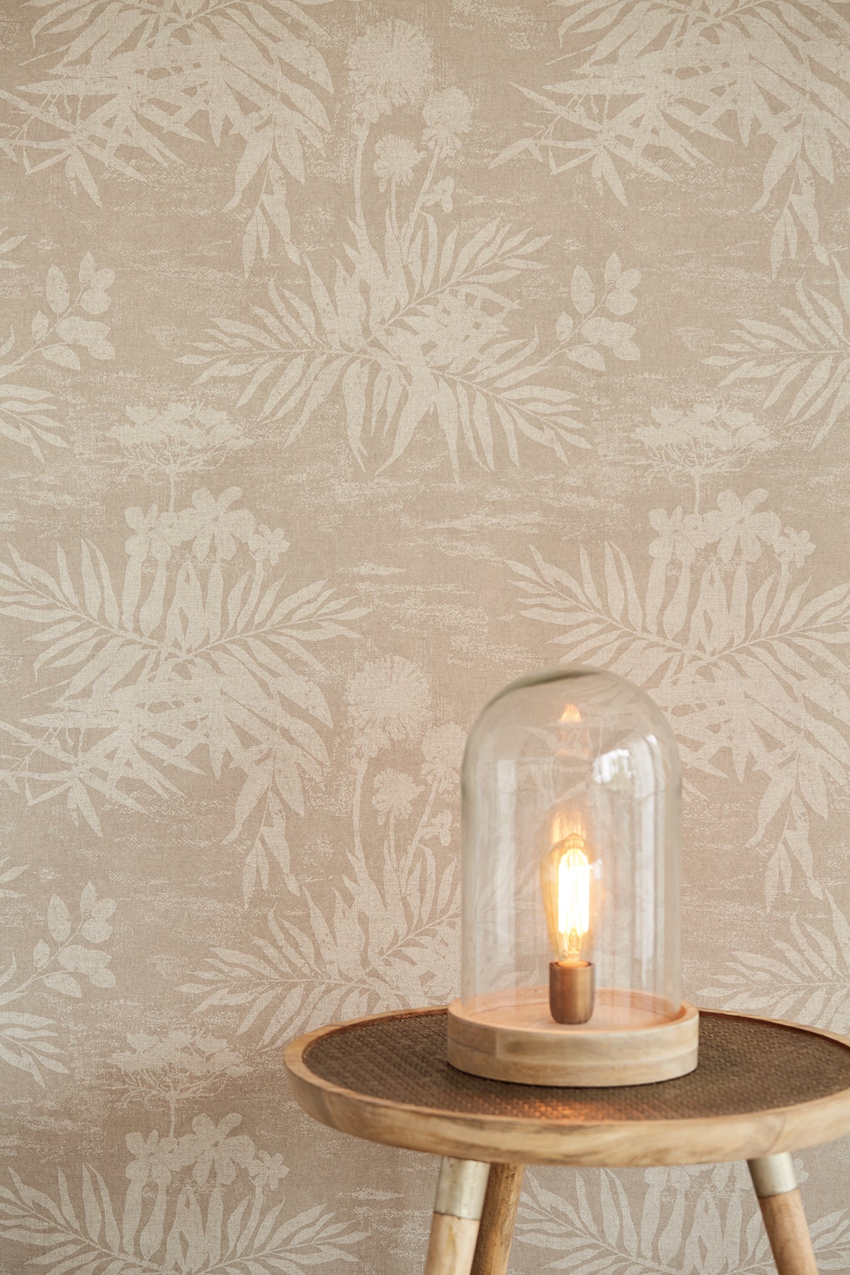 Eijffinger 379033 Hedda Taupe Botanical Wallpaper